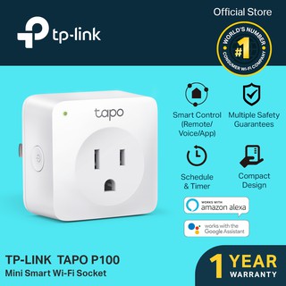 (New Offer)TP-Link Tapo P100 Mini Smart Wi-Fi Socket | WiFi Socket | Smart Plug | WiFi Plug | TPLINK