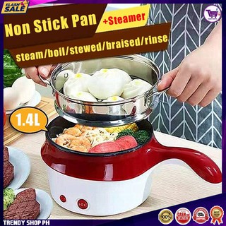 Original Korean Version 1.5l Multifunctional Non-stick Electric Steamer Rice Cooker Frying Pan