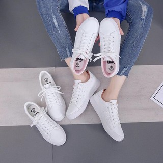 Korean Fashion Women White Rubber Shoes for Woman's Sneakers #895