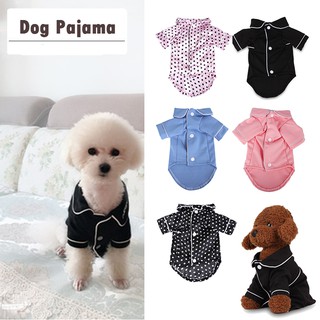Small Dog Knitted Clothes Summer Clothes Pets Dogs Pajama