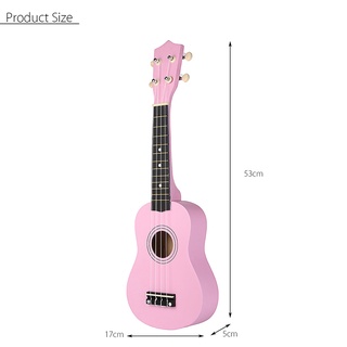 fast✹21 Inch Soprano Ukulele Basswood Uke Musical Instrument 4 Strings Hawaiian Guitar Mini Ukulele