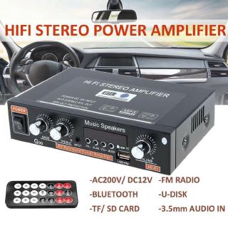 800W Digital Amplifier HIFI Bluetooth Stereo Audio AMP USB FM MP3 AUX Car&Home (1)