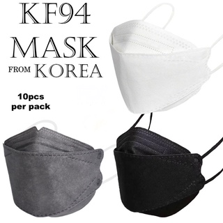 Mask KF94 Face Mask 10PCS Non-woven Protection Filter 3D Anti Viral Mask Korea style