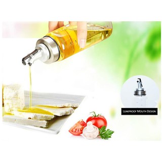 Dinnerware℡180-500ML Capacity Marking Oil dispenser Glass Transparent Borosilicate Oil Bottle Sauce