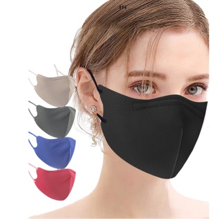Reusable 3D Adjustable Washable Cotton Mouth Face Mask Can Insert Filters