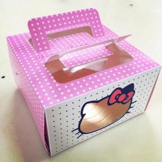 Ready Stock ~ Korea style Hello Kitty Cake handle boxes high quality