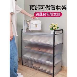 Shoe storage box☼◘[Divi-Kart] 5 Layers Shoe Rack Clear with Cover 78-Width/62-Width