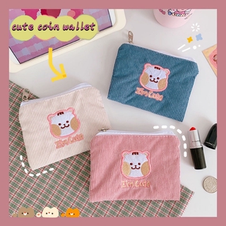 YoYo Coin Wallet Cartoon Embroidery Mini Protable Fashion Student Cat Bag Ins Korea