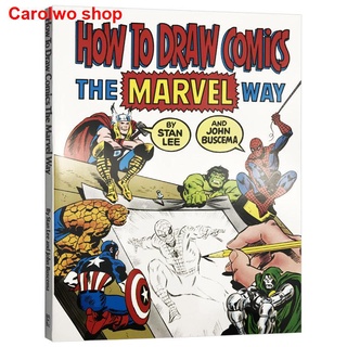 ❂﹊English original book How To Draw Comics The Marvel Way