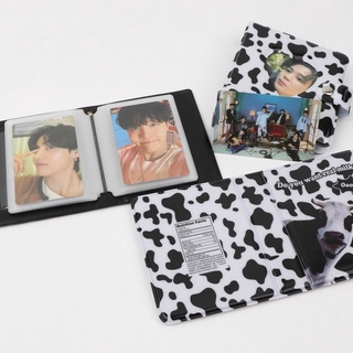 ✺☜▽Cow Milk Photo Album MINI 3 inch Polaroid Album Photocards Holder for Lomo Card Collection