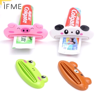 Ifme Cartoon Animal Multi-function Toothpaste Squeezer Cute Bathroom Accessories Manual Squeezer