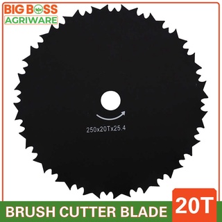 Big Boss Agriware 20 Teeth [20T] Grass Cutter / Brush Cutter Steel Blade for 2-Stroke & 4-Stroke