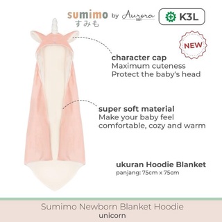 Aurora Baby Blanket Hoodie Baby Blanket Super Soft Cute Character Hat Blanket (3)