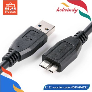 【LC】0.3M/0.5M/3M/5M Micro USB 3.0 Data Cable Cord WD My Book External Hard Drive