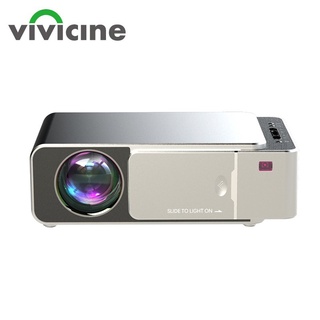 VIVICINE Newest V20 Mini LED Video Projector,HDMI USB LCD Light Cheap Home Theater Beamer