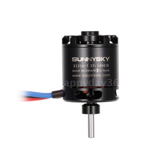 ☆SUNNYSKY X2216 KV1400 II 2-4S Brushless Motor for RC Airplane Fixed-wing Aircraft