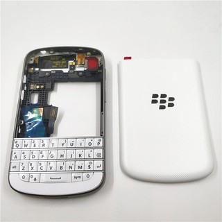 Replacement Full Housing Keypad Cover Frame for Blackberry Q10 Black White Color In Stock