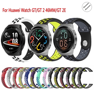 for Huawei Watch GT/GT 2/GT 2e/GT2 Pro 46mm Smart Watch 22mm Silicone Watchband Strap