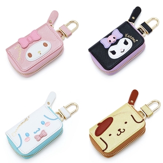 Cute Kuromi Cinnamoroll My Melody Car Key Case Holder Protection Cartoon Key Organizer Wallet Bags L