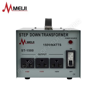Step Down Transformer 1500Watts [Meiji Step-down Transformers 1,500 Watts] ST-1500