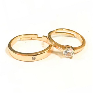 [KUSU] Bangkok RoseGold #RR05 MM Adjustable Couple Ring