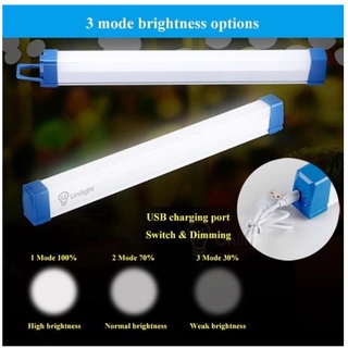 COD Portable Magnetic USB Rechargable Emergency LED Light Tube 30w 50Watts