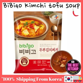 [bibigo] Tofu kimchi jjigae/ good for 1-2 person/ 440g/ easy to cook/ retro food/ Korean food/Kimchi soup