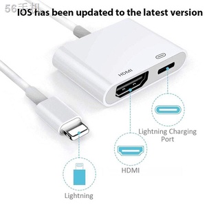 ₪iPhone to HDMI Adapter, Lightning Digital AV Adapter with iPhone Charging Port, for HD TV Monitor P