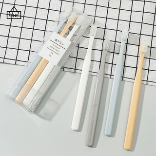 Four Bamboo Charcoal Toothbrushes Economy Travel Portable A