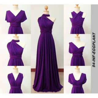 VIOLET INFINITY DRESS WITH ATTACHED TUBE