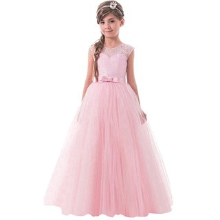 [NNJXD]Princess Girl Wedding Party Dress Children Kids Long Gown