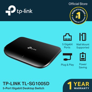 TP-Link TL-SG1005D 5-Port Gigabit Desktop Switch | Network Switch Ethernet Switch Hub | TP LINK