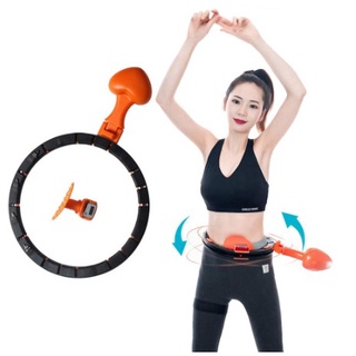 ﹉360 ° fat burning detachable intelligent hula hoop / weight-loss automatic rotation hula hoop / int