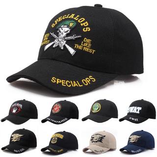 Army Tactical SWAT Training Caps Navy Logo Men's Casual Baseball Caps