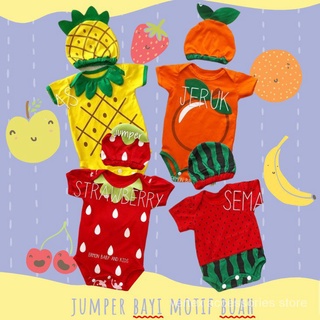 {Spot}Baby Jumpers Fruit motif newborn Baby Clothes