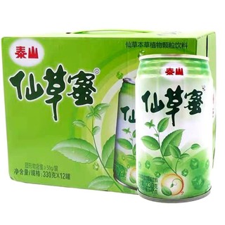 Taishan Grass Jelly Drink 330ml Herbal Tea Chinese Gulaman 12pcs/box