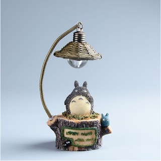 Cartoon Totoro Design LED Night Light Lamp Resin Home Display Model Mold Decor (6)