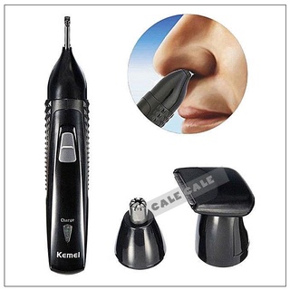 Hair Removal Tools❁▣▪Kemei 3 In1 Washable Electric Nose Hair Trimmer Cleaner