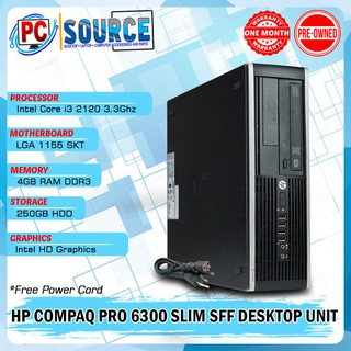 HP & NEC MATE Intel Core i3 3rd & 2ndGen SFF Slim Desktop PC Computer 4GB 320GB | SECONDHAND PC