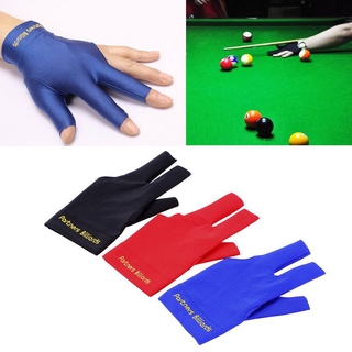 Snooker Billiard Cue Glove Pool Left Hand Open Three Finger