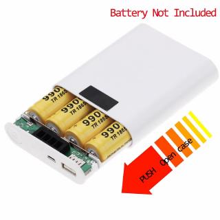 4x18650 DIY Battery Box Shell USB 1.5A Power Bank Case Portable Phone Charger Adapter
