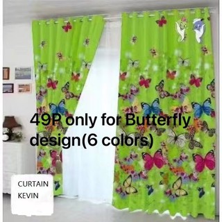 Kevin Curtain New Arrival Kurtina Butterfly For Window Door Room Home Decoration without ring