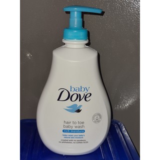 Baby Dove Hair to Toe Baby Wash Rich Moisture 400ml