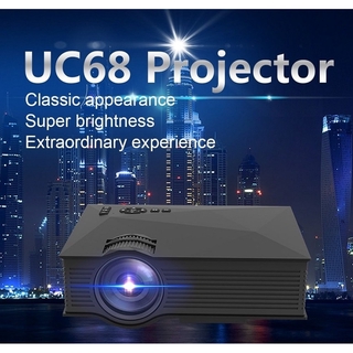 UC68 UC46 2.4G WIFI Mini Portable Projector (Black & White) (3)