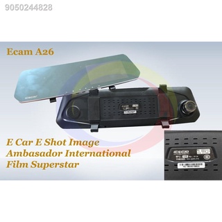 ECAM A26 4.3" Dual Cam Car Front Rear DVR Lens HD1080P