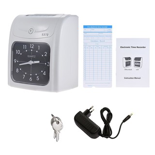 Electronic Employee Time Clock Recorder Attendance Time Card Machine for Office Factory Warehouse