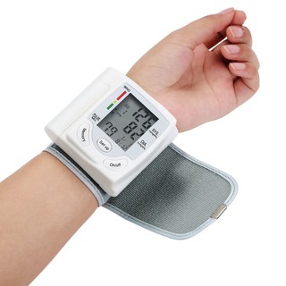 LCD Display Blood Pressure Monitor Wrist Pulse Meter Automatic Digital Pulsometer Sphygmomanometer