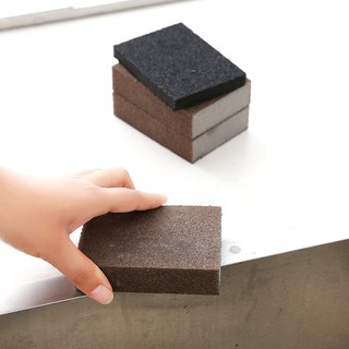 Magic Sponge Eraser Rust Remover Brush Dish Pot Cleaning Brush Sponge Emery Descaling Clean Rub Pot