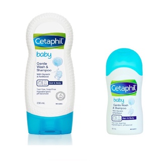 Cetaphil Baby Gentle Wash & Shampoo Glycerin/Panthenol - 230ml and 50ml