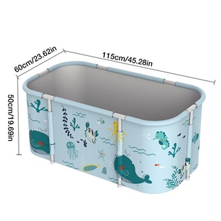 ❇Portable Folding Bathtub Set Full Size Foldable Soaking Bathing Tub Bathtub Bath Barrel Beauty Spa